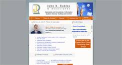 Desktop Screenshot of johnrrobles.com