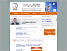 Tablet Screenshot of johnrrobles.com